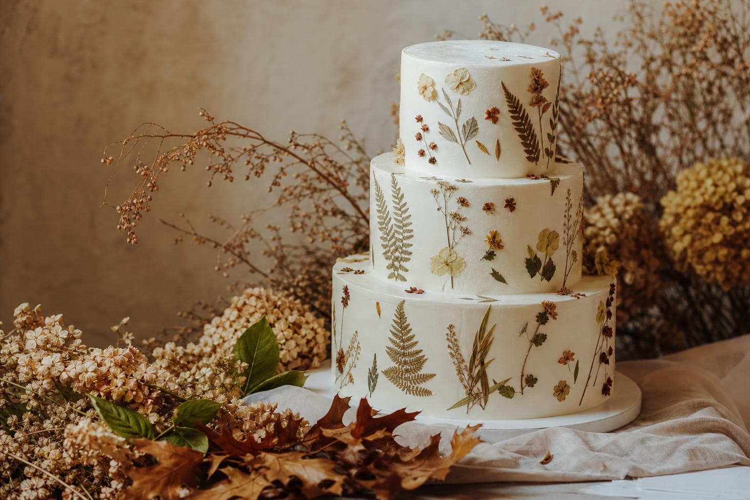 A wedding cake and dessert concept